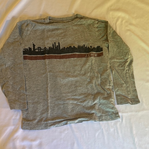 Crewcuts Kids Long Sleeve Tees - Gray, Black, Blue, Cream - Picture 12 of 13